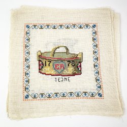 Vintage broderis�t med 8 motiver