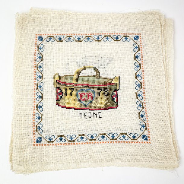 Vintage broderis�t med 8 motiver