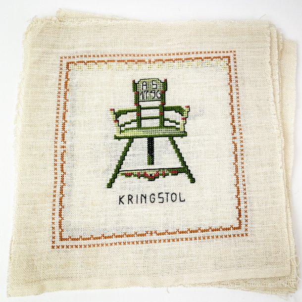 Vintage broderis�t med 8 motiver