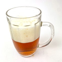 Schner vintage Bierkrug aus klarem Glas