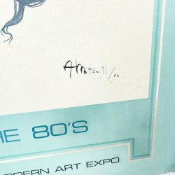 Fed 80'er plakat p plade