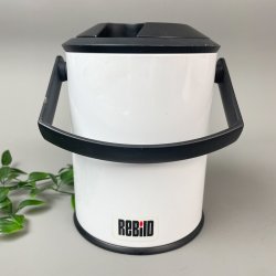 Hvid retro isspand - Rebild