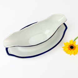 Saucenschale mit blauem Band  VILLEROY &amp; BOCH