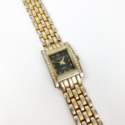 Vintage dame armbndsur med sten 