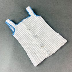 Strikket vintage undertrje til dukke