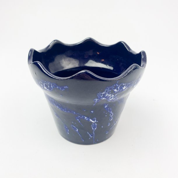 Glasierter Keramik-Blumentopfbertopf