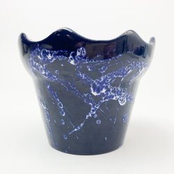 Glasierter Keramik-Blumentopfbertopf