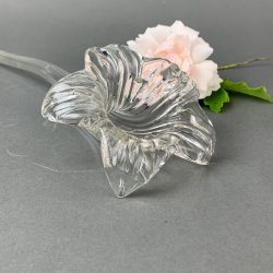 Groe liegende Glasvase