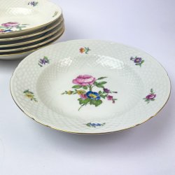 Tiefer Teller - Schsische Blume, B&G Nr. 22