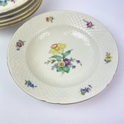 Tiefer Teller - Schsische Blume, B&G Nr. 22