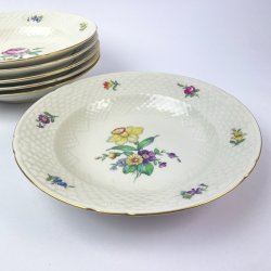 Tiefer Teller - Schsische Blume, B&G Nr. 22