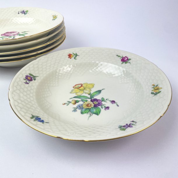 Tiefer Teller - Schsische Blume, B&G Nr. 22