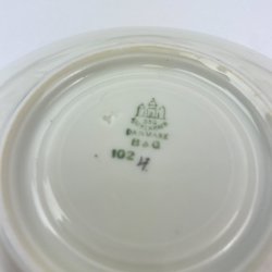 Tiefer Teller - Schsische Blume, B&G Nr. 22