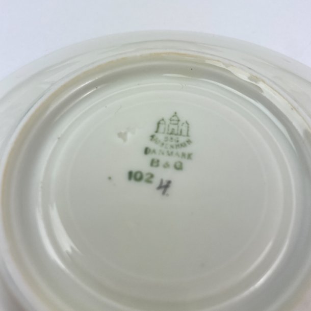 Tiefer Teller - Schsische Blume, B&G Nr. 22