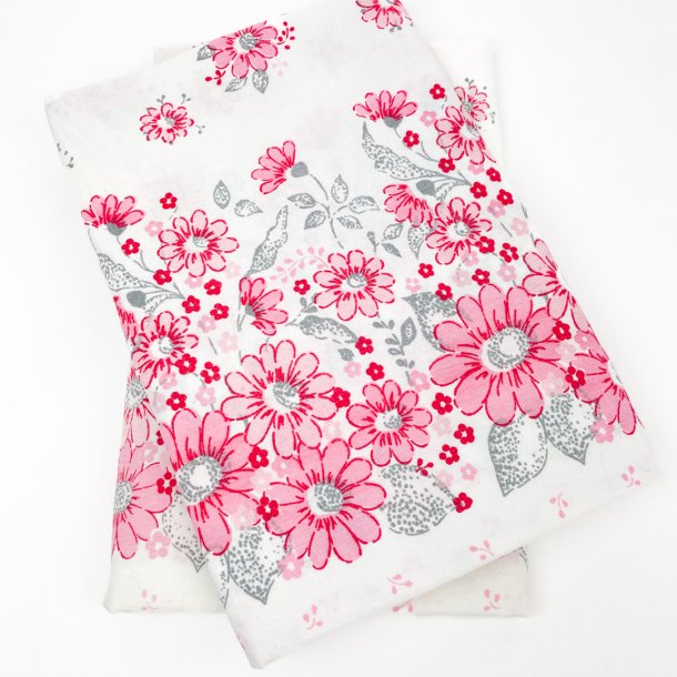 To smukke vintage pudebetrk med rosa blomster