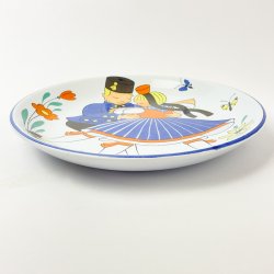 Vintage brnetallerken - Wchtersbach, 50'erne