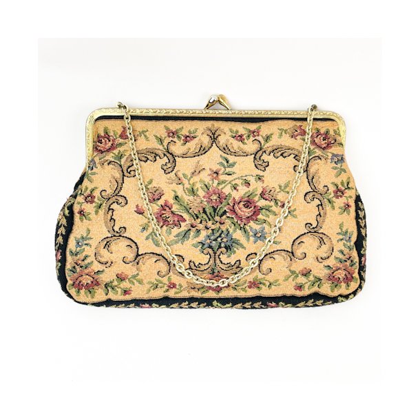 Bestickte Vintage-Abendtasche