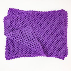 Fire lilla retro dkkeservietter 