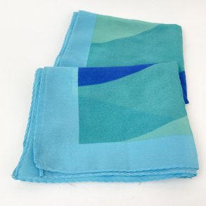 Trkisblaues Vintage-Tuch