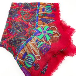 Groes rotes Vintage-Tuch