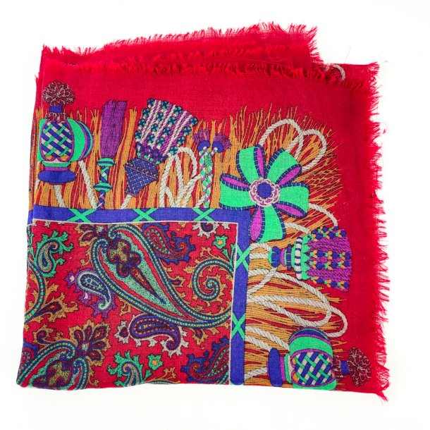 Groes rotes Vintage-Tuch