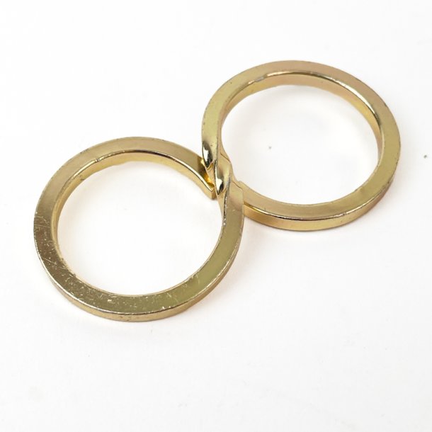Vintage trkldering i gylden metal