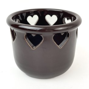 Retro bertopf mit Herzen