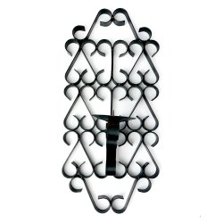 Groer Vintage-Wandkerzenhalter aus Schmiedeeisen