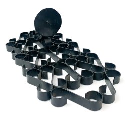 Groer Vintage-Wandkerzenhalter aus Schmiedeeisen