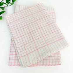 To rosa retro viskestykker