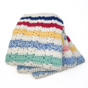 Tre stribede retro k�kkenh�ndkl�der