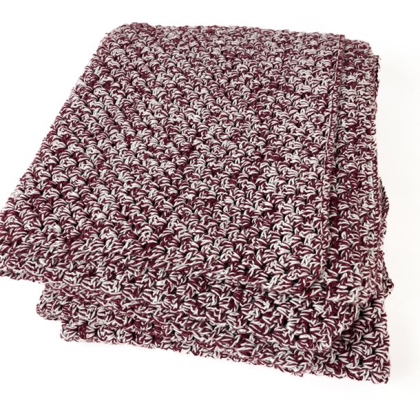 H�klet retro plaid i bomuld