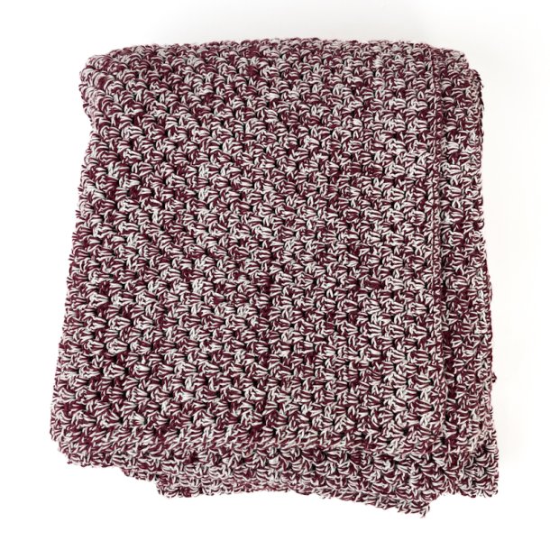 H�klet retro plaid i bomuld