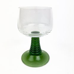 Gr�nt vintage R�mer glas