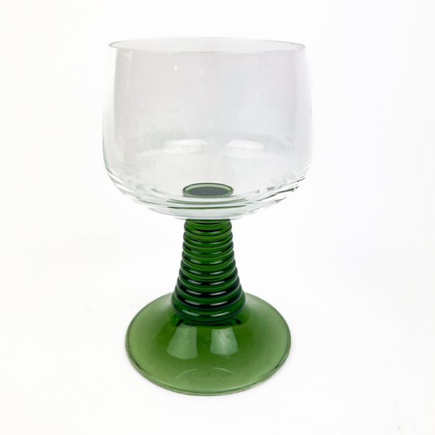 Gr�nt vintage R�mer glas