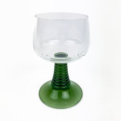 Gr�nt vintage R�mer glas