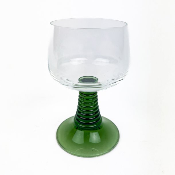 Gr�nt vintage R�mer glas