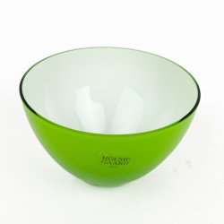 Gr�n vintage Holmegaard sk�l