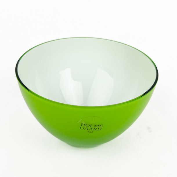 Gr�n vintage Holmegaard sk�l
