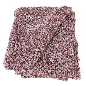 H�klet retro plaid i bomuld