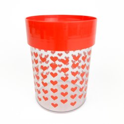 Retro Erik Kold b�tte med hjerter