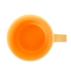 Gult retro krus med l�g � Tupperware