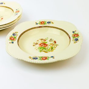  Dyb Tallerken -  Woods Ivory Ware, England