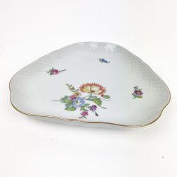 Saksisk Blomst trekants fad B&G No.40