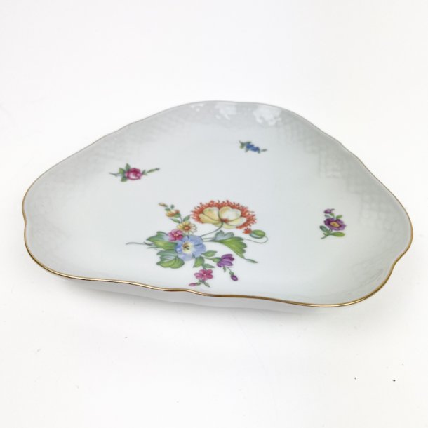 Saksisk Blomst trekants fad B&G No.40