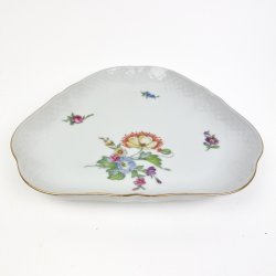 Saksisk Blomst trekants fad B&G No.40