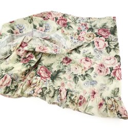 Charmerende langt retro cafegardin