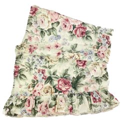 Charmerende langt retro cafegardin