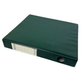 Gr�nt vintage ringbind 50�erne