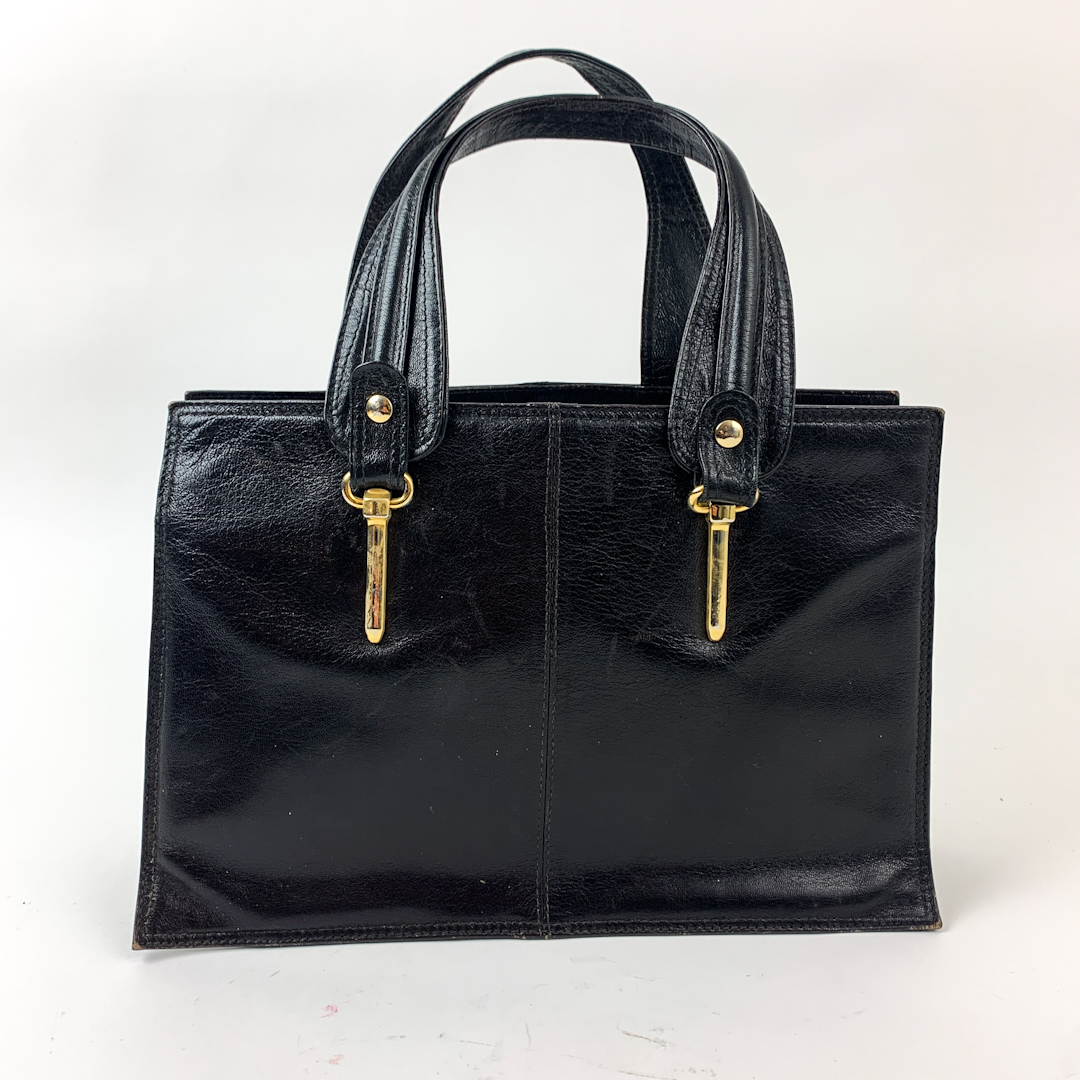 Ledertasche schwarz vintage clearance